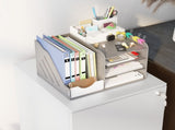 2-Drawer Vertical Filing Cabinet with Lock 5 Wheels, Steel Mobile File Cabinet, for A4, Legal T3398P344463