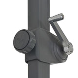 Garden Parasol with Portable Base Anthracite 276333