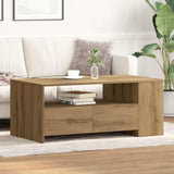 Coffee Table Artisan Oak 102 x 55 x 43.5 cm Engineered Wood 862732