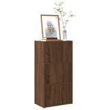 Bookcase Brown Oak 40x24x77 cm Engineered Wood 860370