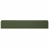 Garden Cover Profile 10 pcs 100 x 15 x 15 cm Steel Olive Green 8012969