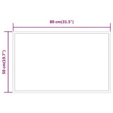 LED Bathroom Mirror 80x50 cm 151767