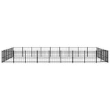 Outdoor Dog Kennel Steel 50.81 m 3124646