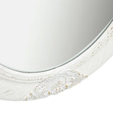 Wall Mirror Baroque Style 50x70 cm White 320352