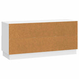 TV Cabinet High Gloss White 102 x 34.5 x 47 cm Engineered Wood 895369