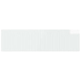 Wall-Mounted Headboard ALKMAAR High Gloss White Engineered Wood 896279