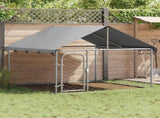 Outdoor Dog Kennel with Roof 200x200x150 cm 171498