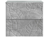 Wall-Mounted Bedside Cabinet 2 pcs Concrete Grey 898812