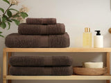 Premium Towels "SOLUND" 2 pcs Brown 100x200 cm 600 gsm 137245