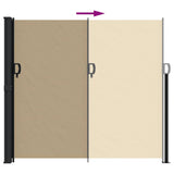 Retractable Side Awning Beige 180x600 cm 4004540
