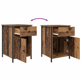 Bedside Cabinet Old Wood 40 x 42 x 60 cm Engineered Wood 875780