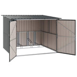 Bike Shed 3 pcs Anthracite 216 x 207 x 158 cm Metal 3385873