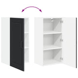 Wall Cabinet PORTO Black 40 x 31 x 80 cm Engineered Wood 885376