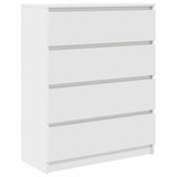 Sideboard White 80x35x99 cm Engineered Wood 3328480