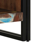 Coffee Table Multicolour 50x50x38 cm Solid Wood Reclaimed 4102714