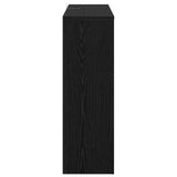 Electric Fireplace Black Oak 75 x 24.5 x 75 cm Engineered wood 8020769