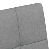Dining Chairs with Wheels 2 pcs Light grey 58 x 65 x 94 cm 42017829