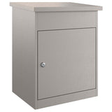Parcel Drop Box Rusty 47.5 x 38 x 59 cm Weathering Steel 874946