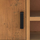 TV Cabinet Brown 90x30x40 cm Solid Pinewood 349915
