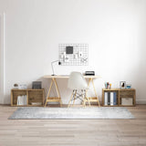 TV Cabinet Set Wall-mounted 2 pcs Artisan Oak 37 x 35 x 72 cm 3393560