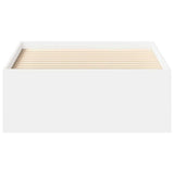 Bed Frame without Mattress White 100x200 cm 3203831