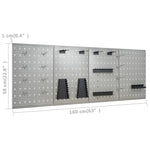 Workbench with Four Wall Panels and Two Cabinets 3053435