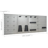 Workbench with Four Wall Panels and Two Cabinets 3053435
