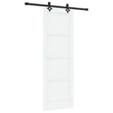 Sliding Door ORKDAL White 73.5 x 211 cm Solid Pine Wood 3333609