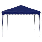 Pop-up Party Tent 288 x 288 x 245 cm Blue Oxford Fabric 42019747