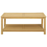 Side Table Oil Natural 110 x 55 x 45 cm Solid Acacia Wood 42026804