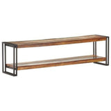 TV Cabinet Mixed colour finish Solid reclaimed wood, Iron 320793