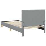 Children's Bed Frame with Headboard Light Grey 90 x 200 cm 42010999