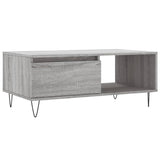 Coffee Table Grey Sonoma 90x50x36.5 cm Engineered Wood 830570
