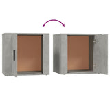 Bedside Cabinets 2 pcs Concrete Grey 50x39x47 cm 816697