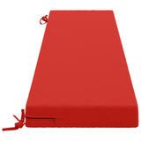 2-Piece Bench Cushions SOEST 2 pcs 100% Polyester Red 950117