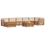 Outdoor Sofa Set 8 pcs Natural 3373859