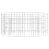 Gabion Raised Bed Galvanised Iron 120x50x50 cm 152024