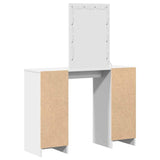 Dressing Table White 102 x 33 x 135 cm Engineered Wood 865181