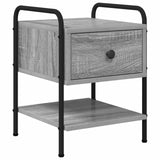 Bedside Cabinet Grey Sonoma 35 x 36.5 x 47 cm Engineered Wood 8007665