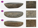 Riverstone basin Light Grey 52 x 40 x 15 cm River Stone 4103950