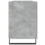 Desk Concrete Grey 140x50x75 cm Engineered Wood 829576