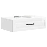 Wall-Mounted Side Table High Gloss White 59 x 34.5 x 17 cm 899339