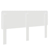 Headboard Gloss White Engineered wood 887840