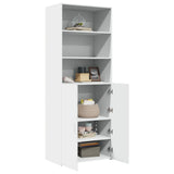 Highboard White 70x42.5x185 cm Engineered Wood 3281371