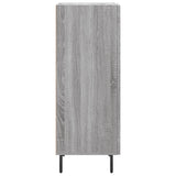 Sideboard Grey Sonoma 34.5x34x90 cm Engineered Wood 830466