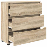 Storage Cabinet Sonoma Oak 80 x 31 x 81 cm Engineered Wood 888849