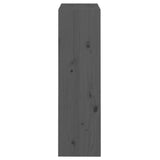 Book Cabinet/Room Divider Grey 60x30x103.5 cm Solid Wood Pine 808165