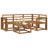 Outdoor Sofa Set 5 pcs Natural Solid Acacia Wood 3366362