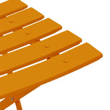 Garden Folding Chair Folding 2 pcs Mustard 42 x 46 x 82cm Metal 42002957