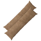 Throw Pillow 2 pcs HEERLEN Taupe 40 x 145 cm Microfiber Fleece 926214